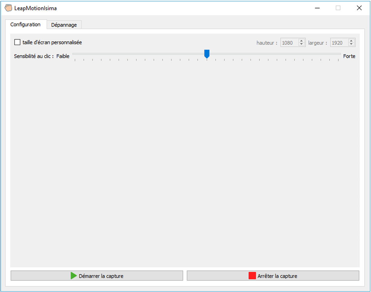 Contrôle de l'OS avec un Leap Motion screenshot 2